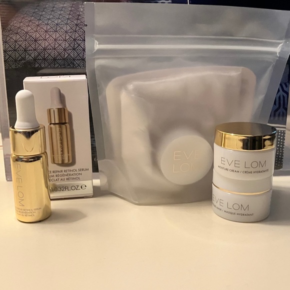Eve Lom Radiance Repair Retinol Serum Cleanser Moisture Mask & Cream Travel Set - Picture 1 of 1